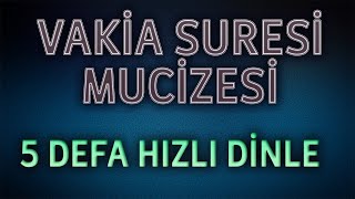 VAKİA SURESİ DİNLE 5 DEFA Faziletli Dualar [upl. by Ilyse]