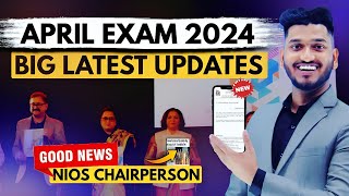 Nios Big Latest Updates April 2024 Theory Exam Date  TMA Practical PCPAll Students can be passed [upl. by Elma916]