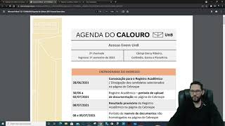 SAIU O LINK PARA O REGISTRO ACADÊMICO ACESSO UNB ENEM  2ª CHAMADA [upl. by Notgnillew105]