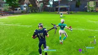 Fortnite New Football Gamemode wNew NFL Skins [upl. by Spatz]