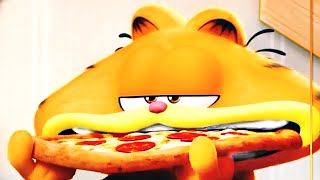 THE GARFIELD MOVIE quotHow To Eat Pizzaquot Trailer NEW 2024 [upl. by Aivartal]