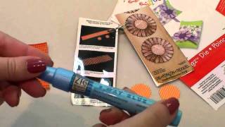 Tim Holtz Paper Rosette with the Sizzix Big Shot [upl. by Hinkle]