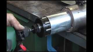 Power Tool Driven Pipe Expander for Round Downspout [upl. by Yellat]