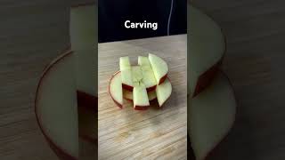 APPLE CARVING fruit fypviral carving easy [upl. by Aili]