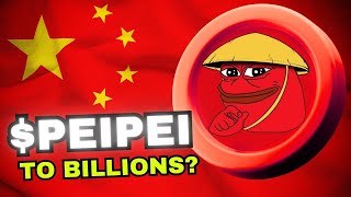 PEIPEI  CHINESE PEPE GOING TO BILLIONS SOON NEW PEPE [upl. by Airdnas211]