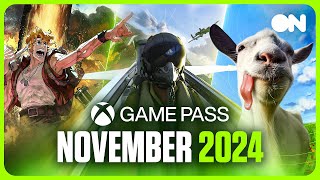 All The Great Games Are Coming To Xbox Game Pass in November 2024 [upl. by Attirb647]