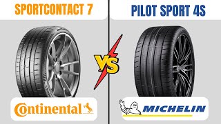 Continental SportContact 7 vs Michelin Pilot Sport 4s  Which One Is Better [upl. by Argyres]