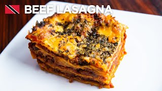 🇹🇹 Beef Lasagna Recipe by Chef Jeremy Lovell  Foodie Nation [upl. by Etnuad410]