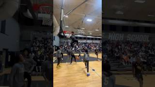 High School Pep Rally  Throwback ‘24 shorts hs basketball highlights team jam dunk [upl. by Giles]