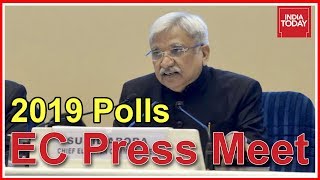 Election Commission Press Conference Announcing 2019 Lok Sabha Schedule  Watch Full Video [upl. by Binah]