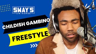 Childish Gambino Freestyles over Drakes quotPound Cakequot Beat  Sways Universe [upl. by Sharl]