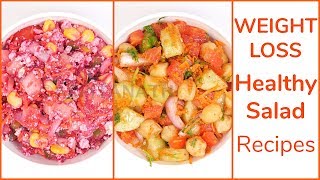 HEALTHY SALAD RECIPES FOR WEIGHT LOSS  Hindi with Eng Subs [upl. by Alimrahs]