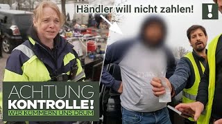 Mann will sich um BEZAHLUNG drücken 😠 Marktleiterin droht mit Polizei  Achtung Kontrolle [upl. by Holbrook]