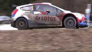 ERC Jännerrallye SP 2 Liebenau Teil 1 mit tollen Driften 04012014 [upl. by Iago344]