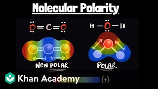 Molecular polarity  Chemistry  Khan Academy [upl. by Heilner789]