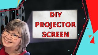 How To Sew A Projector Screen  Super EASY [upl. by Sperling75]