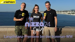 LangdistanzPremiere bei der IronmanWM Agegrouperin Malin Ehlers  Nizza Daily 3 [upl. by Elleirda]