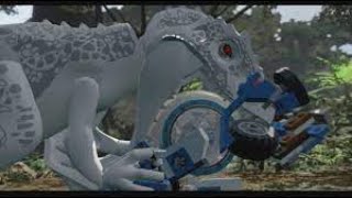 Gyrosphere Attack  Lego Jurassic World  Part 11 [upl. by Nicolella]