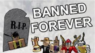 ROBLOX ACCOUNTS THAT ARE FOREVER BANNED imsandra Reupload [upl. by Santos433]