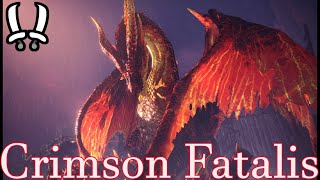 Crimson Fatalis MHWIceborne 1334 Dual Blades [upl. by Gnilhsa]