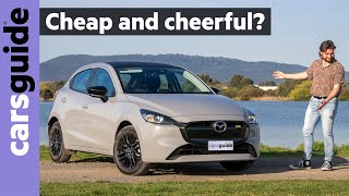 2024 Mazda 2 review Updated Toyota Yaris and Suzuki Swift rival keeps city hatch and sedan alive [upl. by Tnias]