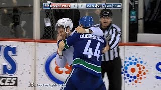 Tom Wilson vs Erik Gudbranson Oct 26 2017 [upl. by Einnil2]