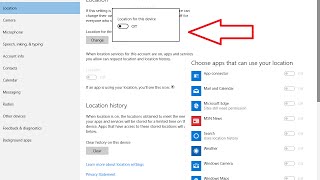 How to Turn Off Location Tracking in Windows 10 [upl. by Aeel862]