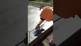 Do You Steel Trowel Exterior Concrete [upl. by Anchie33]