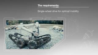 WITTENSTEIN ensures more mobility for remote controlled explosive ordnance robot [upl. by Eanahc]