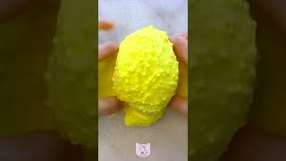 satisfying crunchy floam slime asmr 💛 popcorn [upl. by Anitsugua]