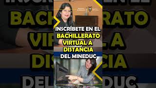 Inscríbete en el Bachillerato Virtual del Ministerio de Educación [upl. by Tawney]