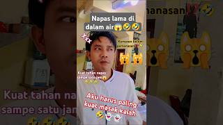 SIAPA YANG KUAT LAMA NAPAS DI DALAM AIR🤣🤣comedy lucu ngakak [upl. by Avi]