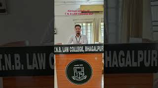 Moot court practice T N B law college bhagalpur Abhilash sinha LLB LearnLegalLaw03 lawyer [upl. by Dalenna]