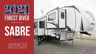 2021 Forest River Sabre 37FLH Fifth Wheel Travel Trailer Walkthrough Tri State RV Anna IL [upl. by Chet963]