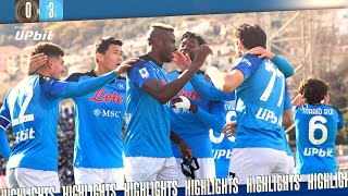 HIGHLIGHTS  Spezia  Napoli 03  Serie A  21ª giornata [upl. by Enrobialc]