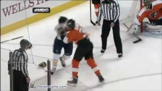 Zack Kassian vs Tom Sestito Feb 16 2012 [upl. by Leifer360]