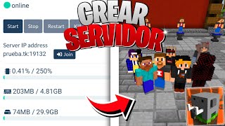 ✅ Cómo CREAR tu PROPIO Servidor 247 para Craftsman Actualizado gratis y facil [upl. by Nivlag61]