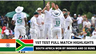 india vs south africa 1st test day 3 match highlights 2023  india vs south africa 2023 highlights [upl. by Engel67]