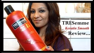 Tresemme Keratin Smooth Shampoo Review [upl. by Nickolaus179]