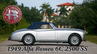 1949 Alfa Romeo 6C 2500 SS Cabriolet by Pininfaria [upl. by Willman]