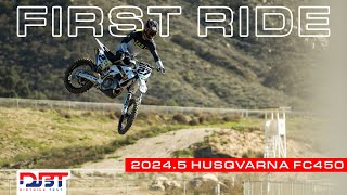 20245 Husqvarna FC450 Rockstar Edition First Impression  Dirt Bike Test [upl. by Adrahc]