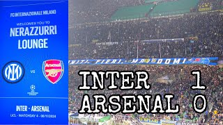 Inter Curva Nord Milano ⚫️🔵 Inter Arsenal [upl. by Rutherford]