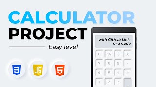 Build a Calculator using HTML CSS and JavaScript  Frontend Project  JavaScript Tutorial [upl. by Irahs]