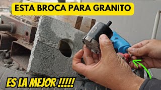 La Mejor Broca para Perforar Granito ¡Descubre la Herramienta que No Te Fallará [upl. by Devi655]