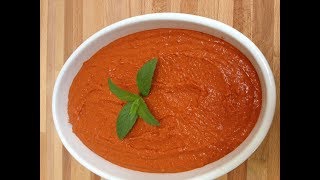 Muhamarra Recipe Roasted Red pepper dip المحمرة 😋😋 [upl. by Gill]