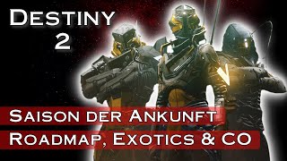 Exotics Roadmap amp Prämien zur Saison der Ankunft  Destiny 2 Shadowkeep  anima mea [upl. by Gleeson]