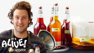 How to Brew Your Own Kombucha with Brad  Its Alive  Bon Appetit [upl. by Narra]