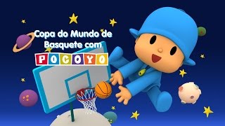 Copa do Mundo de basquete com Pocoyo [upl. by Accber]