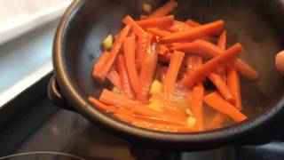 Carrot Quinoa Onion Pepper Mushroom Stirfry  vegan  gluten free [upl. by Inessa]