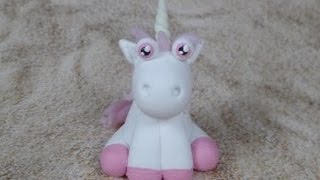 Das flauschige Einhorn  Fimo  Polymerclay  Tutorial [upl. by Calabresi]